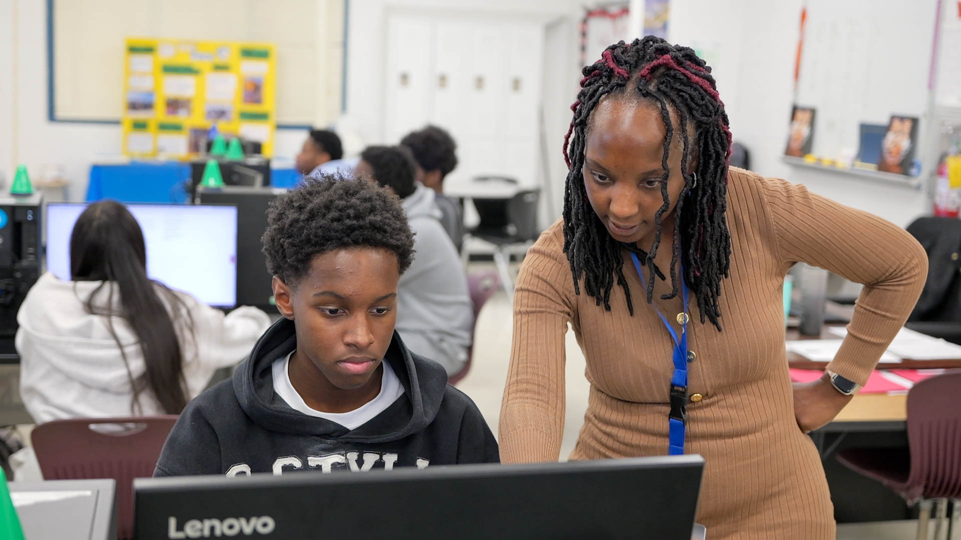 General teacher and student photo