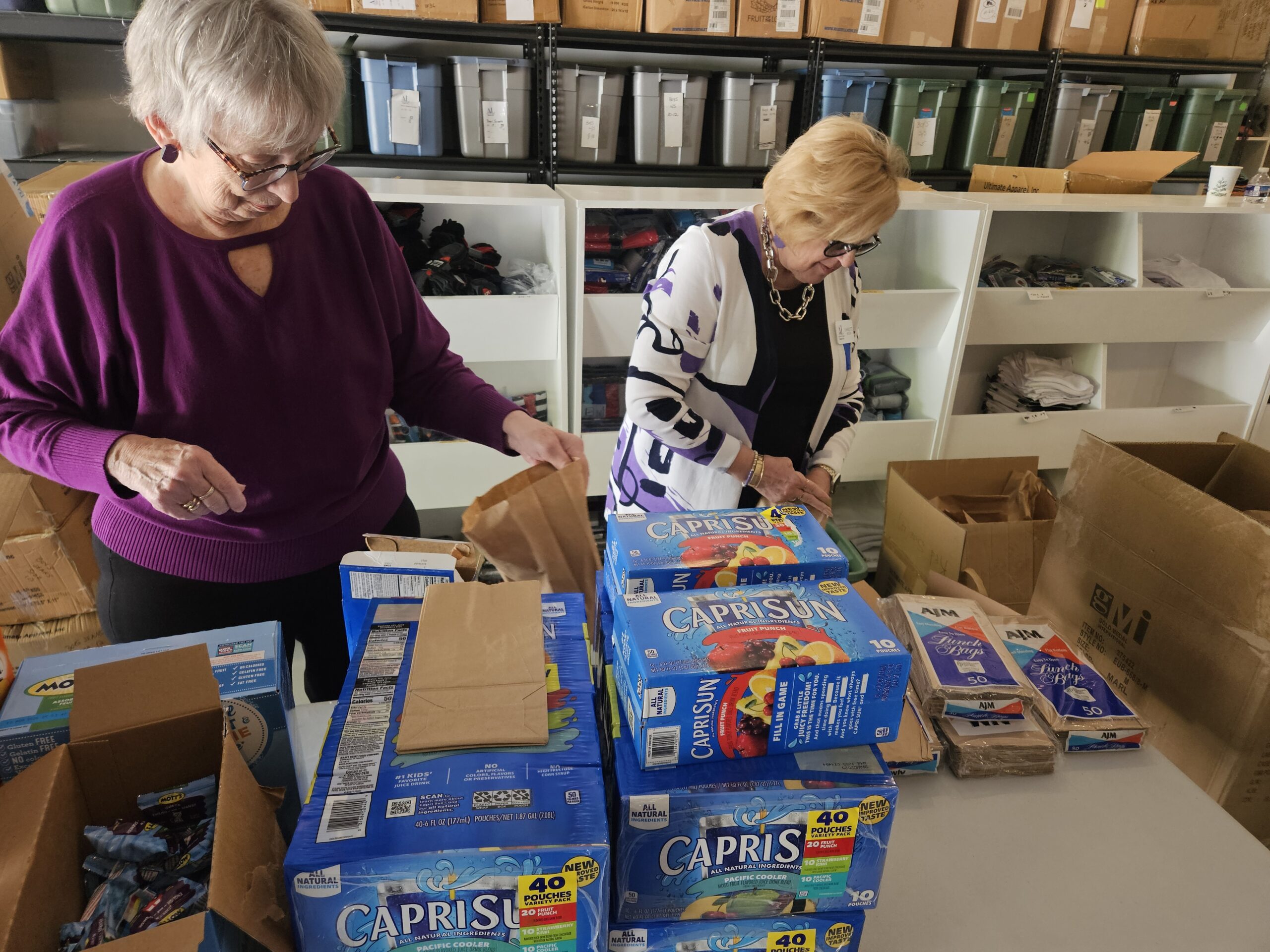 Hygiene kits for Operation School Bell Bags